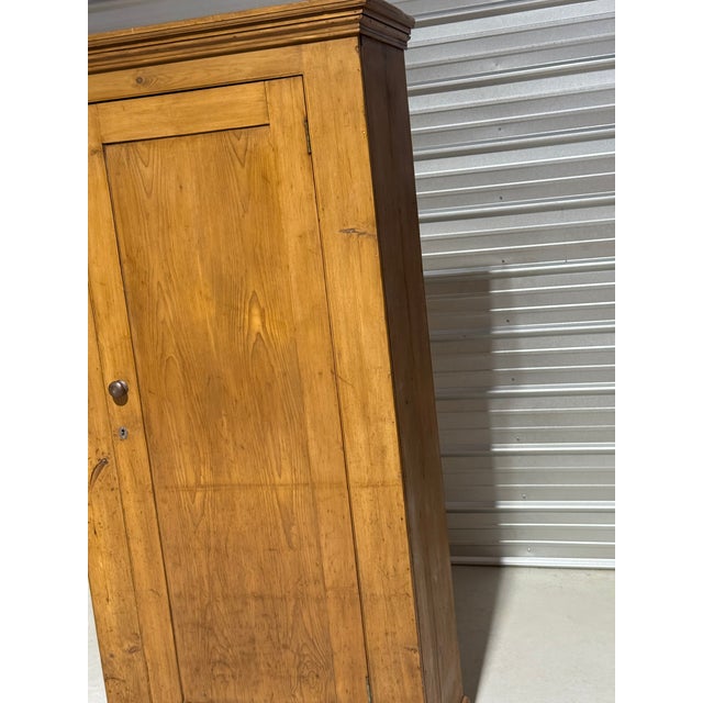 Antique Pine Single Door Cupboard From England For Sale - Image 13 of 18