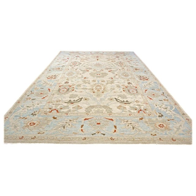 Condition: New Origin: Persia Design: Sultanabad Actual Size: 10.0 x 14.4 Color: Red, Light Blue, Ivory, Brown Content: Wool