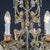 Gold Chandelier in Gilded Iron and Crystals, 1950s For Sale - Image 8 of 11