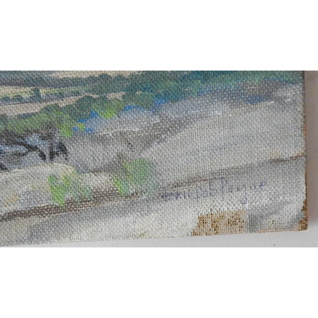 Vintage early 20th century oil on canvas board painting by John Bob Payne (1883 - 1962) Texas. Signed lower right corner...