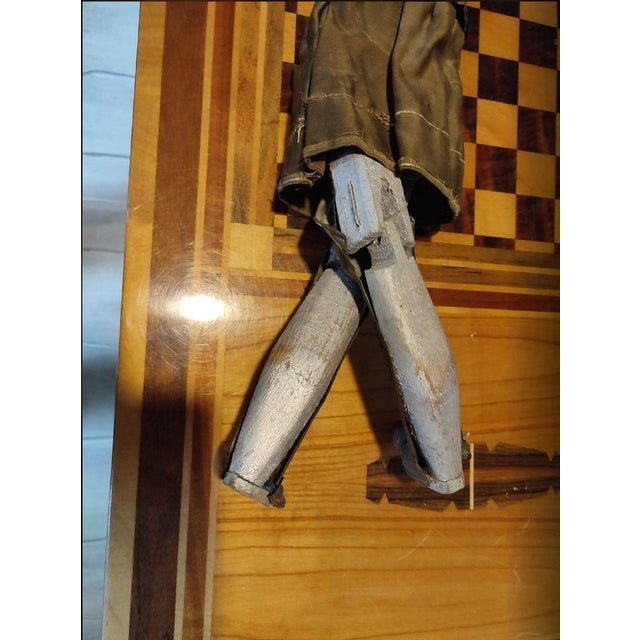 19th Century Wood & Brass Marionette of Saint Joan of Arc For Sale - Image 12 of 14