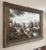 Late 20th Century Original Oil on Canvas of Countryside Bridge and Garden For Sale - Image 4 of 10