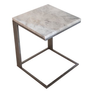 Marble Top Side Table from Forzini For Sale