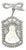 Vintage 18k Gold Hand-Carved Mother of Pearl Virgin Mary Diamond Pendant/Brooch For Sale