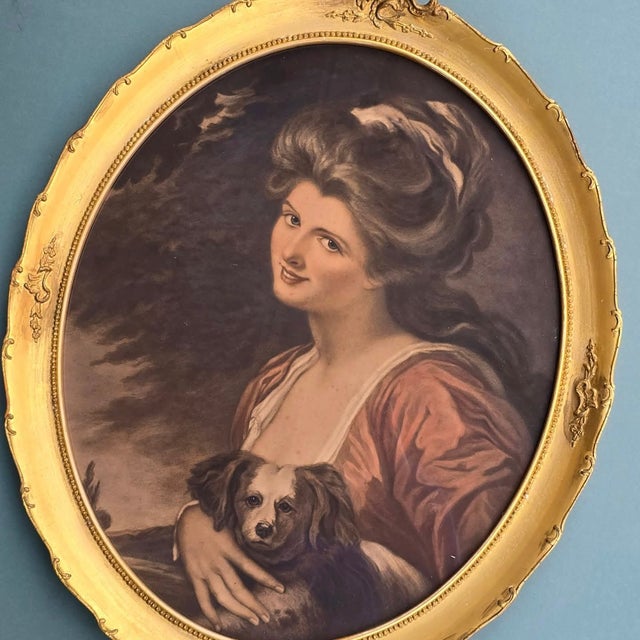 Sir Joshua Reynolds & George Romney, Lady Hamilton & Lady Somerset, 1700s, Lithographs, Set of 2 For Sale - Image 11 of 18