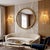 Pair of Mid Century Modern Murano glass sconces, in the style of Barovier Italy 1980s. The pair of large sconces is made...