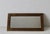 Mid-Century Italian Style Antiqued Gold Brass Finish Bubble Frame Rectangular Wall Mirror For Sale - Image 4 of 14