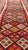 Tribal Multicolored Midcentury Turkish Kurdish Oushak Runner With Diamonds and Stars 2'9 X 9'10 For Sale - Image 3 of 10