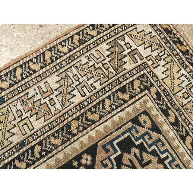 Galerie Shabab Collection Early 20th Century Caucasian Shirvan Throw Rug For Sale - Image 4 of 6