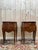 Brown Louis XV Style Rosewood Marquetry Bedside Tables, 1920s, Set of 2 For Sale - Image 8 of 8