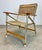 1970s 1970’s Mid Century Modern Rattan & Anodized Gold Aluminum Patio / Porch Chairs by Telescope For Sale - Image 5 of 12