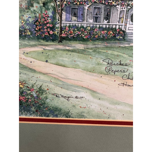 Wood D. Morgan "I Count My Blessings" Hand Signed Print For Sale - Image 7 of 12