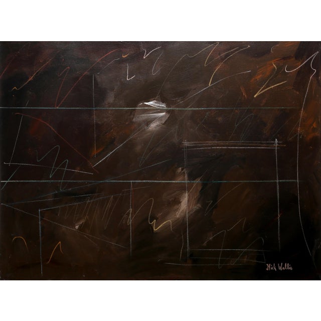 Abstract More Afterthoughts 14, Nick Wallis Acrylic on Canvas, Signed L.r. For Sale - Image 3 of 3