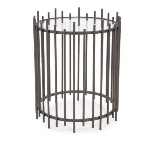 Iron Rod Side Table For Sale In Chicago - Image 6 of 6