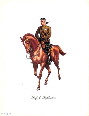 1950s Seaforth Highlanders Traditional Reproduction Print