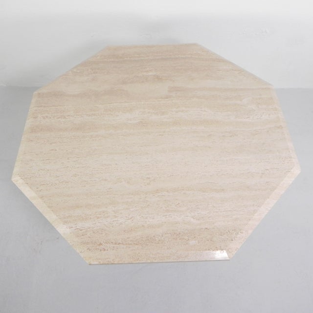 Stone Mid-Century Travertine Dining Table, 1970s For Sale - Image 7 of 18