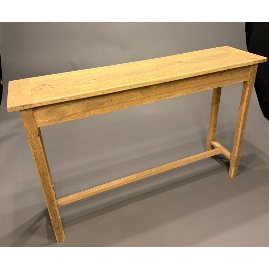 Hand Made Oak Console Table For Sale - Image 4 of 10