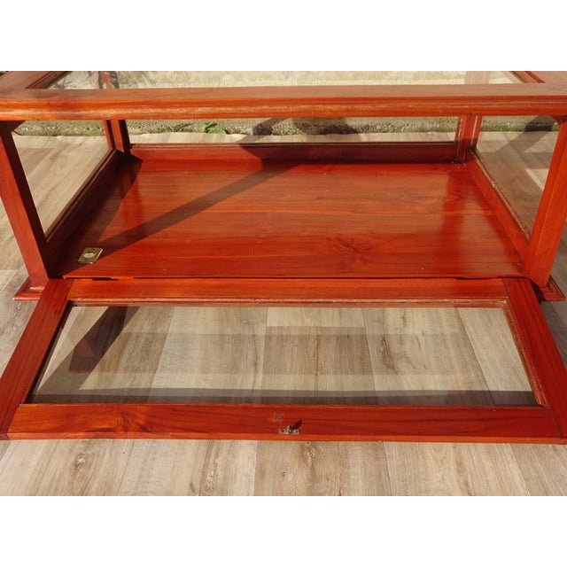 Display Cabinet with Exotic Wood Structure For Sale - Image 14 of 18