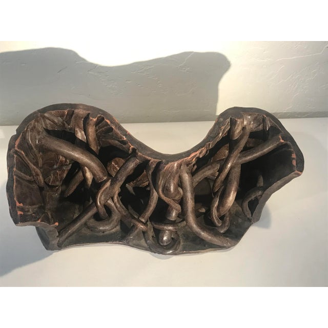 Biomorphic Ceramic Sculpture For Sale - Image 11 of 12