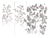 Chinoiserie Hand-Painted Magnolia & Peony Wallpaper Panels, Set of 4 For Sale