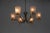 Metal Brass and Glass Chandelier in Lyfa Style, Denmark, 1970s For Sale - Image 7 of 12