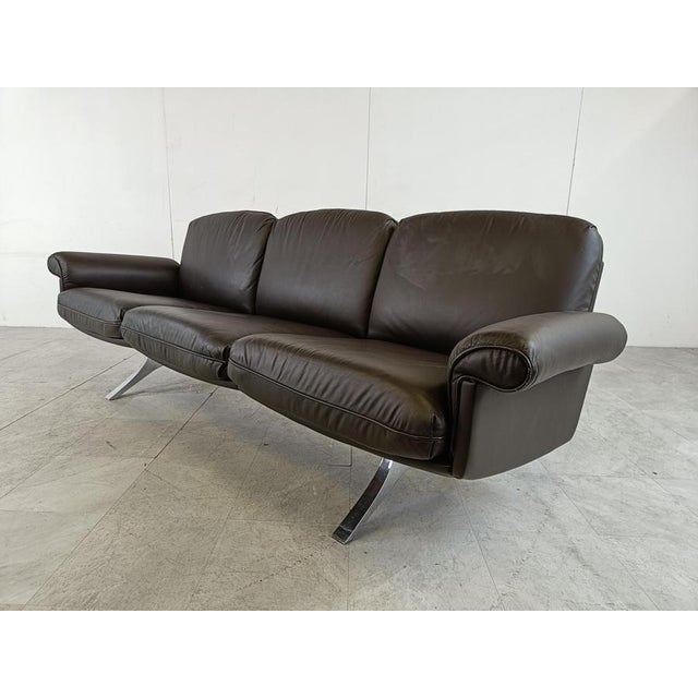 DS31 Sofa in Brown Leather from de Sede, 1970s For Sale - Image 11 of 12