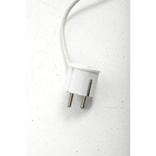 1960s Scandinavian Carl Fagerlund Textured Glass and Brass Pendant For Sale - Image 9 of 9