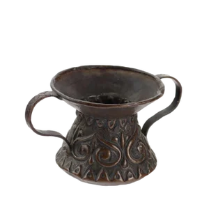 Embossed Copper Vase