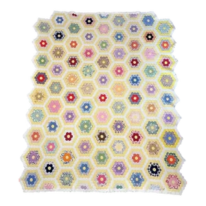 Early 1900s Antique Hand-Made American Quilt