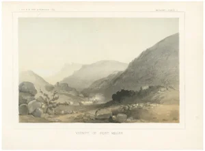 Vicinity of Fort Miller, 1856, Litograph on Paper