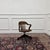 Brown English Desk Chair in Teak and Leather For Sale - Image 8 of 8
