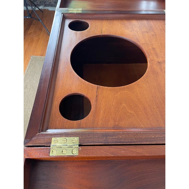 Late 18th Century Rosewood and Mahogany Night Table / Basin Stand For Sale - Image 14 of 16