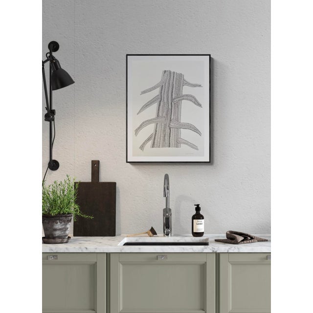 Contemporary Abstract Tree Trunk Drawing For Sale - Image 3 of 5