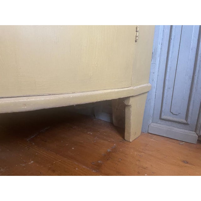Dutch Corner Cupboard with Convex Doors, 1870s For Sale - Image 11 of 17