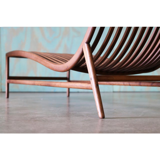 Agatha Chaise Attributed to Chistophe Pillet C. 2018 Sculpted Cherry For Sale - Image 6 of 15