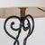 1940s French Painted Iron Scroll Lamp For Sale In Los Angeles - Image 6 of 9