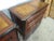 Milling Road by Baker Furniture Pair of Matching Burl Wood Chests For Sale - Image 9 of 12