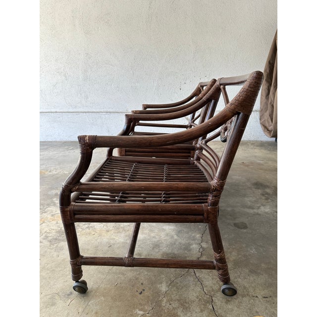 2000 - 2009 2000s Pair of McGuire Target Back Chairs For Sale - Image 5 of 11