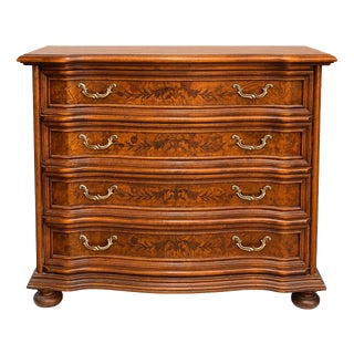 Italian Selva Chest of Drawers with Inlays, 1980s For Sale