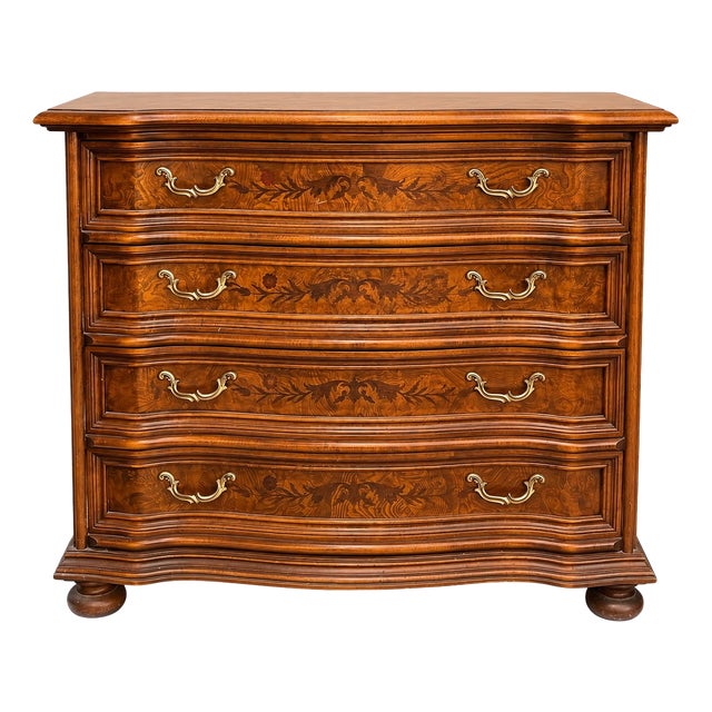 Italian Selva Chest of Drawers with Inlays, 1980s For Sale
