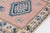 Turkish 1960s Muted Terracotta & Navy Blue Medallion Rug, Hand-Knotted Wool Carpet For Sale - Image 3 of 10