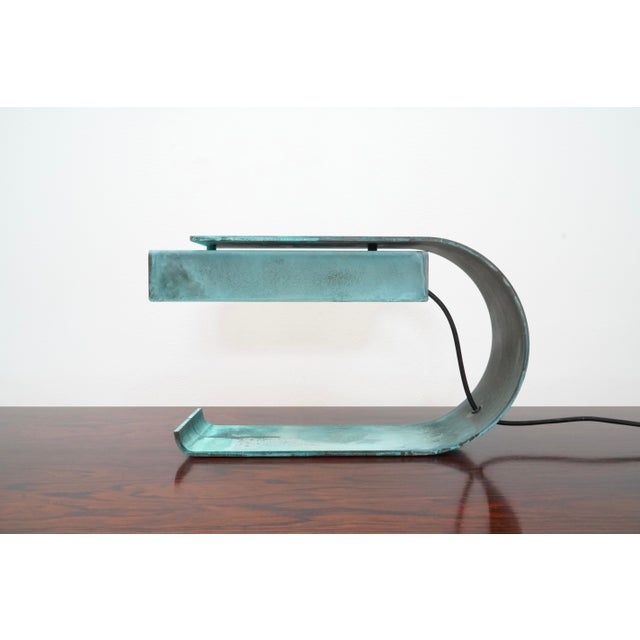 Early 21st Century CG01 Table Lamp in Oxidised Copper by Christophe Gevers, 2010s For Sale - Image 5 of 5