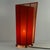 1980s Vintage Red Velvet Table Lamp, 1980s For Sale - Image 5 of 12