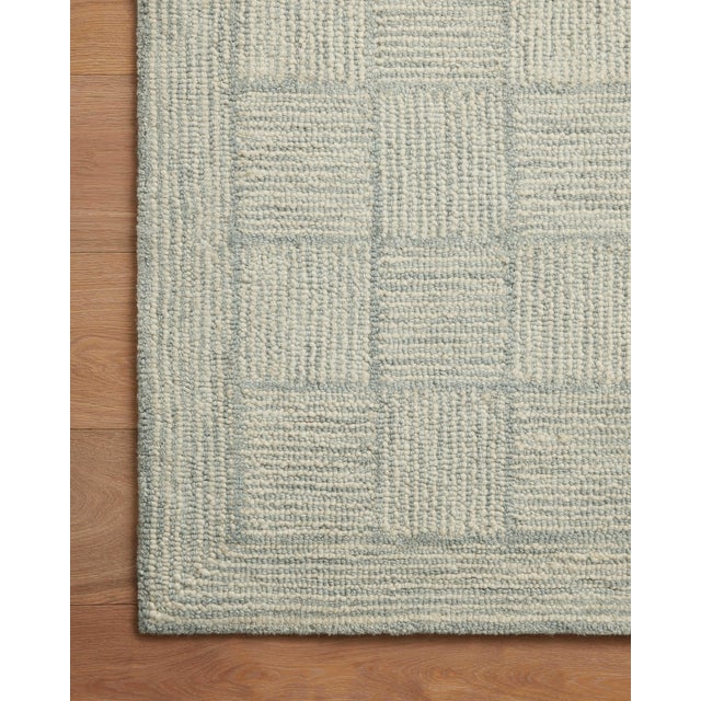 2020s Chris Loves Julia x LoloiFrancis Silver / Sky 8'-6" x 12' Area Rug For Sale - Image 5 of 8