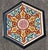 Moroccan Hand-Painted Moroccan-Style Hexagonal Side Table, Musharabi Beige For Sale - Image 3 of 6