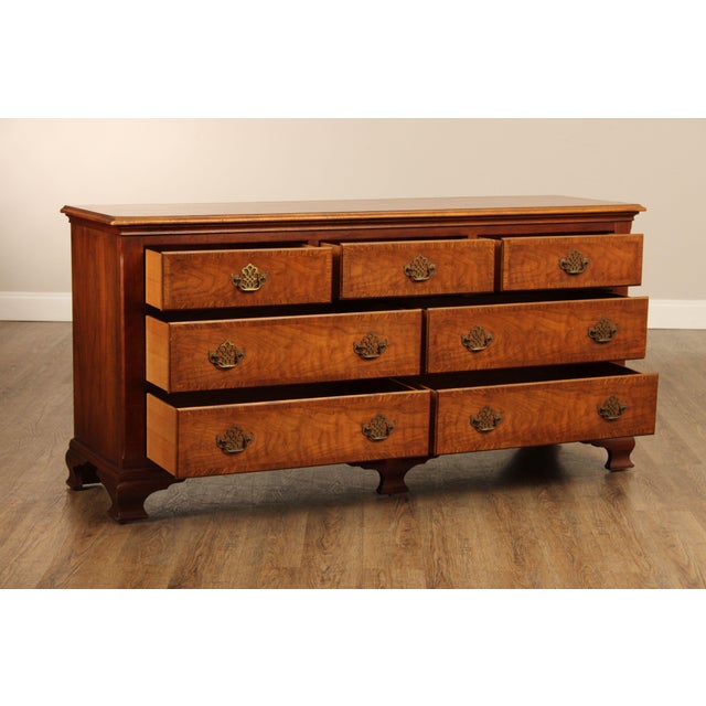 Brown Baker Milling Road Georgian Style Walnut Long Dresser For Sale - Image 8 of 18