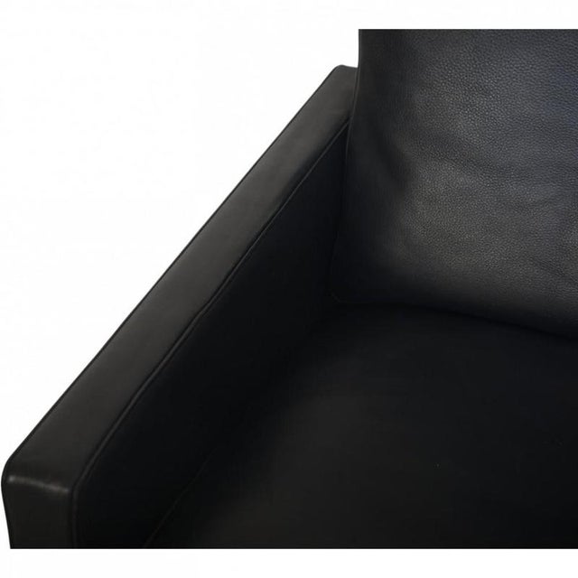 Vintage PK31 Chair in Black Aura Leather by Poul Kjærholm, 1980s For Sale - Image 4 of 18