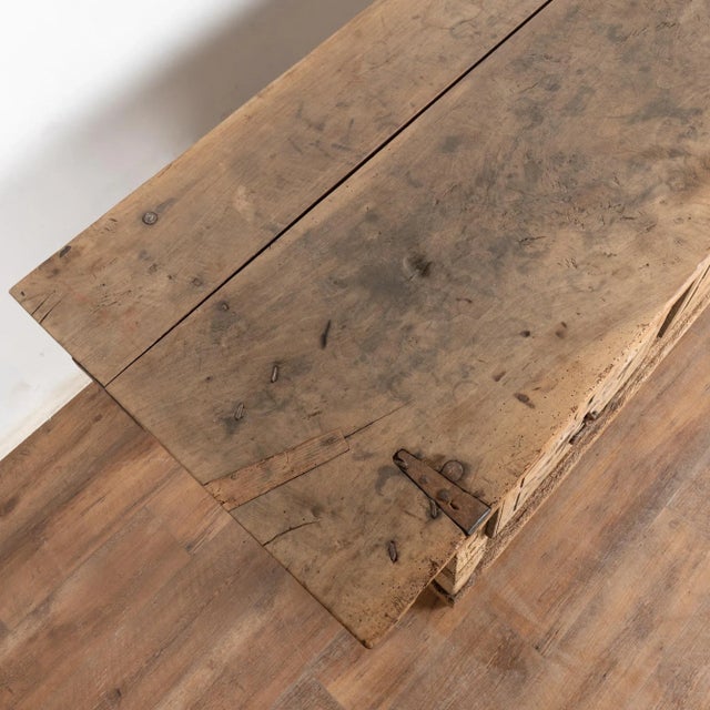 Early 18th Century 18th Century Chestnut Console Table With Three Drawers, Portugal For Sale - Image 5 of 14