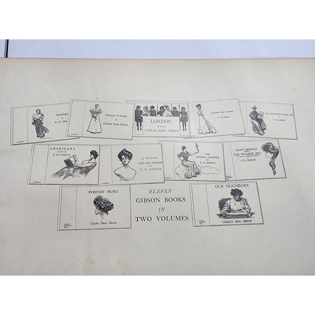 Antique Set of "The Gibson Books", Volume 1&2 For Sale - Image 10 of 18