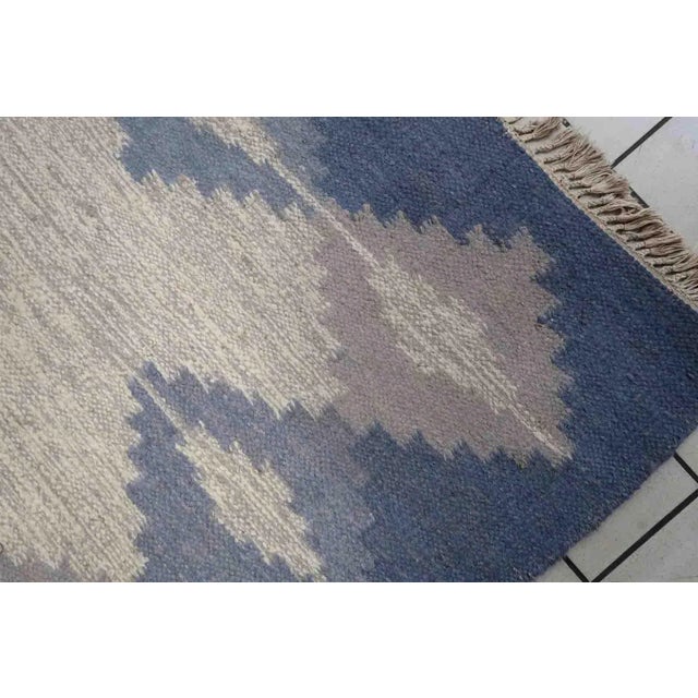 1970s Handmade Vintage Persian Ardabil Kilim 4.7' X 6.3' For Sale - Image 4 of 13